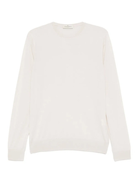  Bruno Manetti Pull En Maille Fine - Tons Neutres 