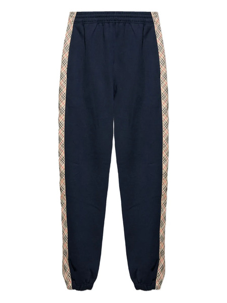  Burberry Pantalon De Jogging à Bords à Carreaux - Bleu 