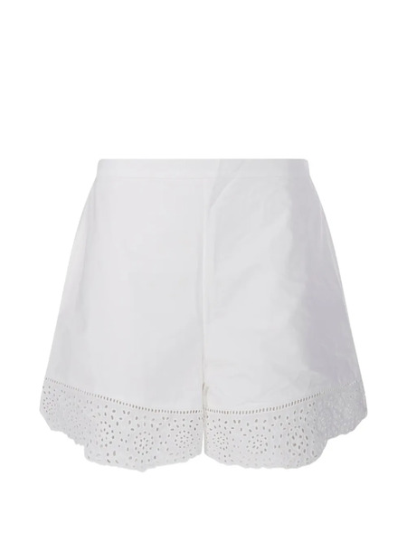  By Malene Birger Short Greta à Détails D’œillets - Blanc 