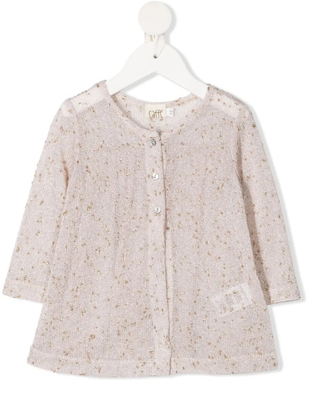  Caffe' D'orzo Blouse Melissa à Tissage Métallisé - Tons Neutres 