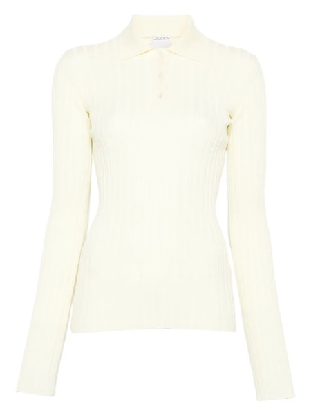  Calvin Klein Collection Pull Amber - Blanc 