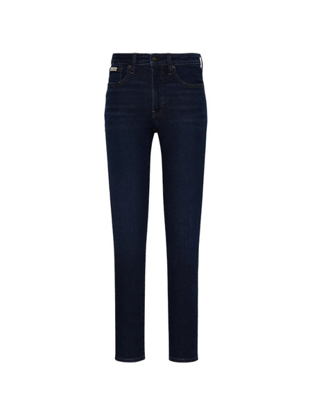 Calvin Klein Jean Skinny à Patch Logo - Bleu 