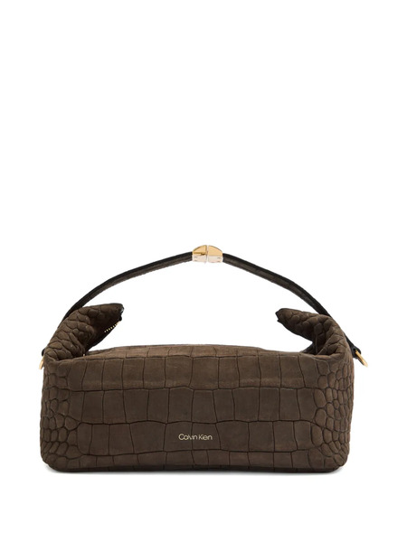 Calvin Klein Petit Sac Andy à Design Embossé - Marron 