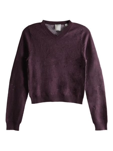  Calvin Klein Pull à Col V - Violet 