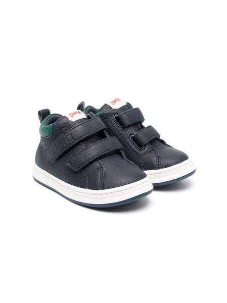  Camper Kids Baskets Runner Four à Attache Scratch - Bleu 