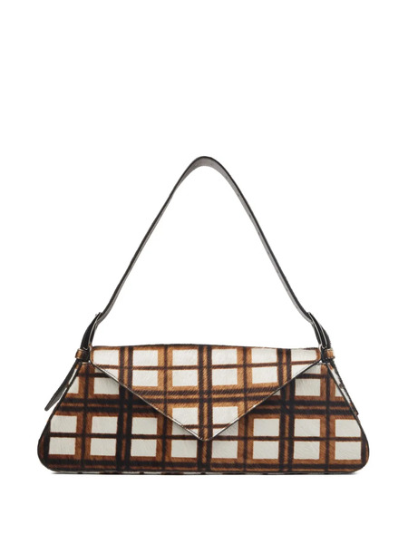  Camperlab Sac Porté épaule à Carreaux - Blanc 