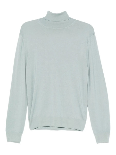  Canali Pull à Col Roulé - Vert 