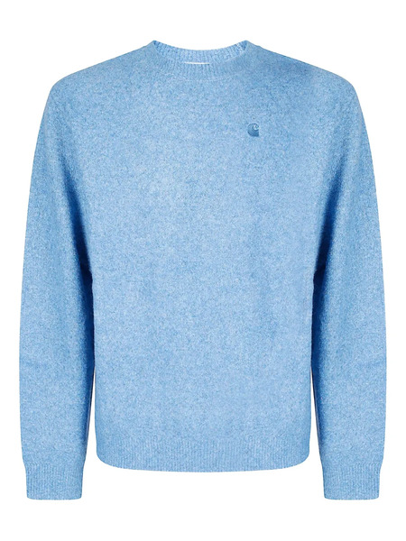  Carhartt Wip Pull Curtis à Patch Logo - Bleu 