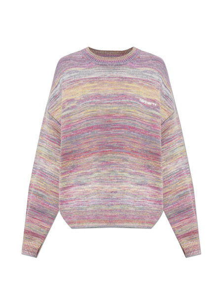  Carhartt Wip Pull En Maille Jacquard - Rose 