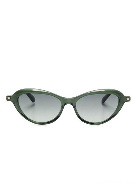  Carven Lunettes De Vue à Monture Papillon - Vert 