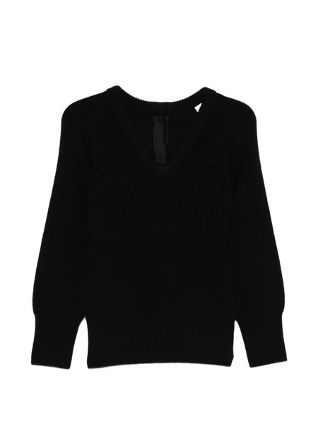  Carven Pull à Col V - Noir 