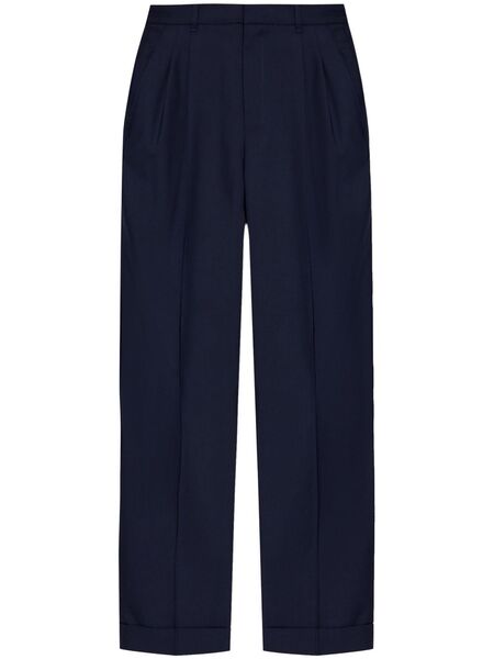  Casablanca Pantalon Droit à Pinces - Bleu 
