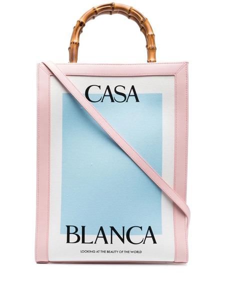  Casablanca Sac Cabas à Logo Imprimé 