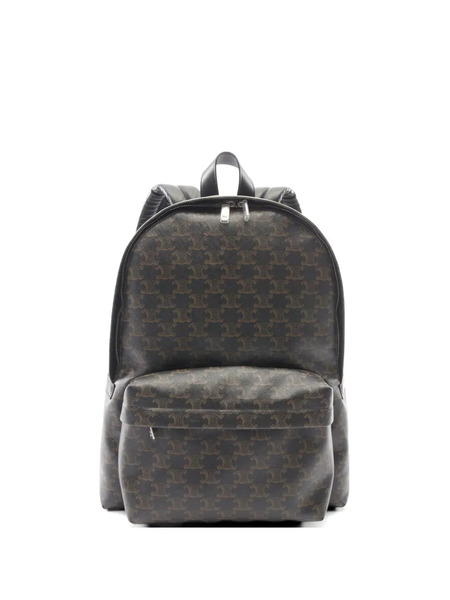 Celine Pre-owned Medium 2020s Triomphe Backpack - Marron 