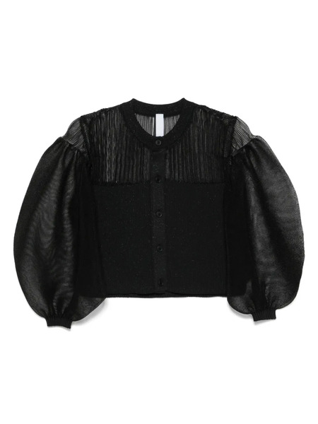 Cfcl Cardigan Fluted Lucent - Noir 
