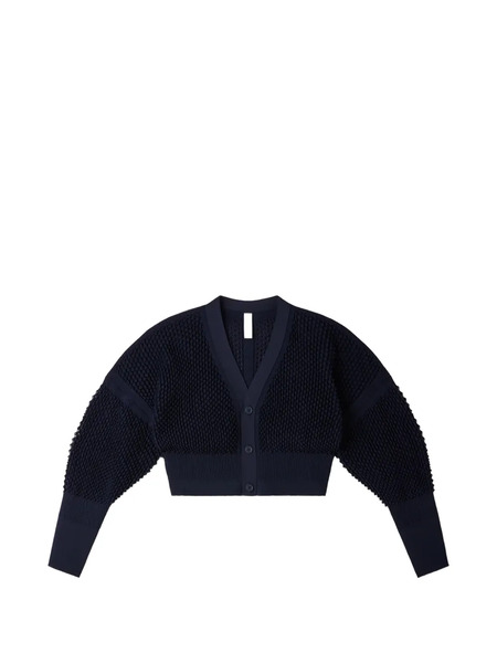  Cfcl Cardigan Lattice Texturé - Bleu 