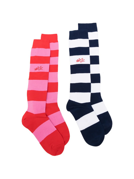  Charles Jeffrey Loverboy Lot De Deux Paires De Chaussettes Loverboy - Bleu 