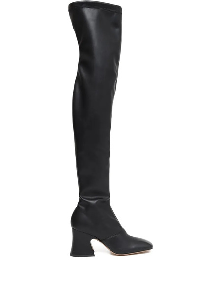  Chloé Cuissardes En Cuir - Noir 