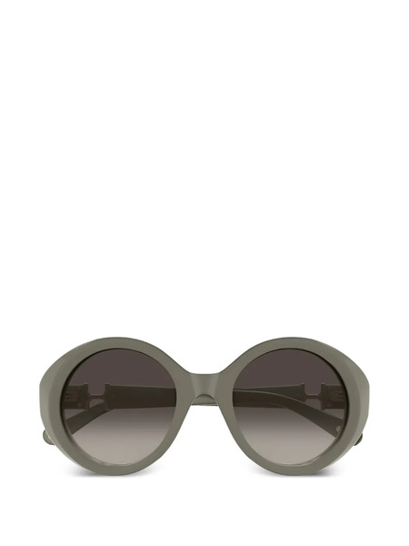  Chloé Eyewear Lunettes De Soleil à Monture Ronde - Gris 