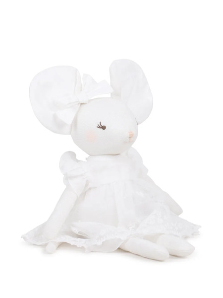  Chloé Kids Peluche Souris à Volants - Blanc 