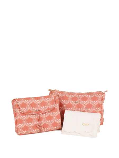  Chloé Kids Trousseau De Naissance à Fleurs - Rose 