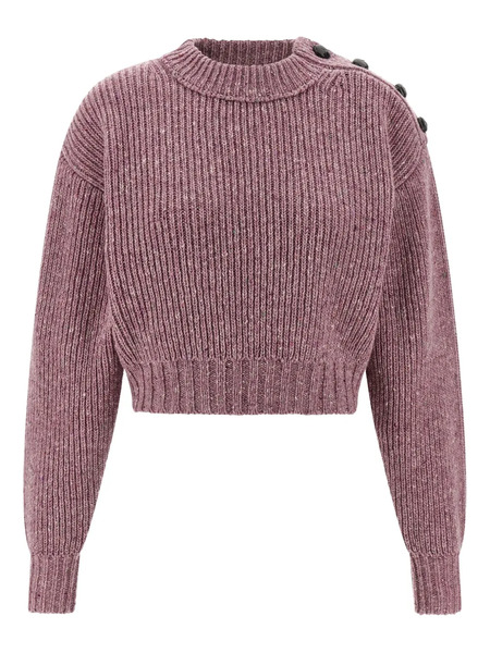  Chloé Pull à Boutons Décoratifs - Rose 