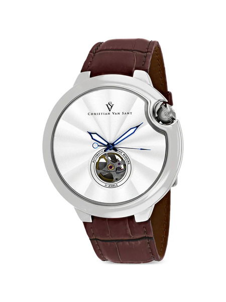  Christian Van Sant Montre Cyclone 46 Mm Automatique - Argent 