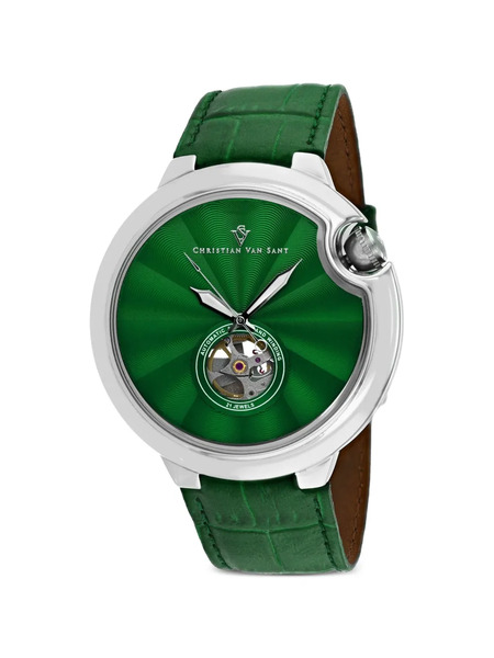  Christian Van Sant Montre Cyclone 46 Mm Automatique - Vert 