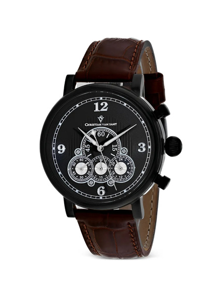  Christian Van Sant Montre Dominion 42 Mm - Noir 
