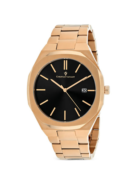  Christian Van Sant Montre Octavius Slim 42 Mm - Noir 