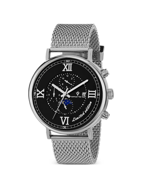  Christian Van Sant Montre Somptueuse Ltd 46 Mm - Noir 