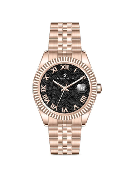  Christian Van Sant Montre Stellar 41 Mm - Noir 