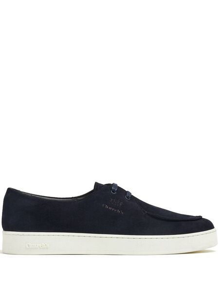  Church's Baskets Longsight 2 En Daim - Bleu 