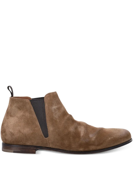  Church's Bottines Chelsea En Daim - Marron 