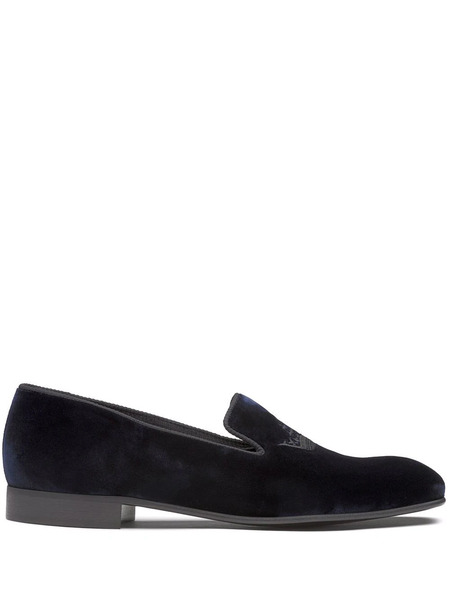  Church's Mocassins Sovereign 2 Crown En Velours - Bleu 