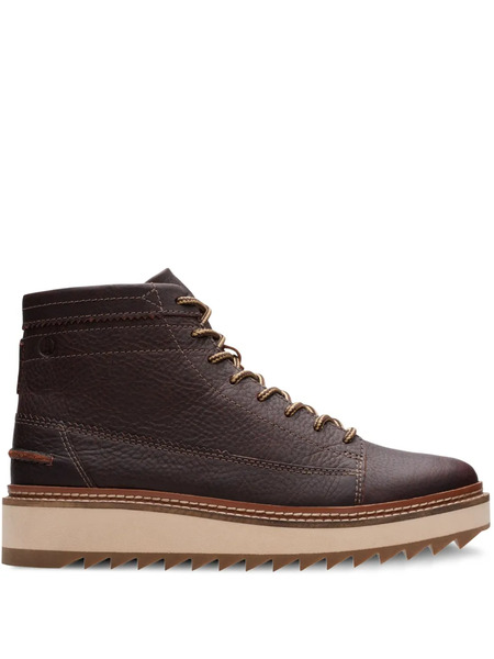  Clarks Bottines Clarkhill Hi 'dark Brown' - Marron 