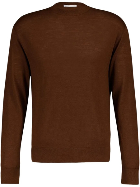  Commas Pull à Logo - Marron 