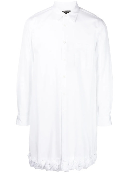  Comme Des Garçons Homme Plus Chemise à Bords Contrastants - Blanc 