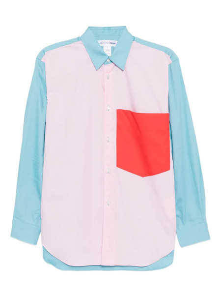  Comme Des Garçons Shirt Chemise à Patch Couleur - Rose 
