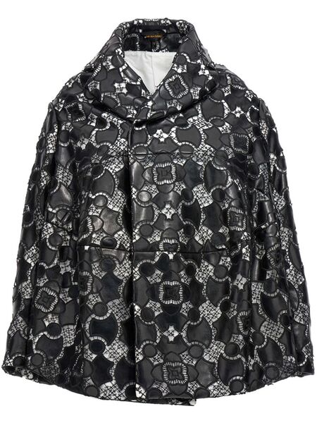  Comme Des Garçons Veste à Empiècements En Dentelle - Noir 