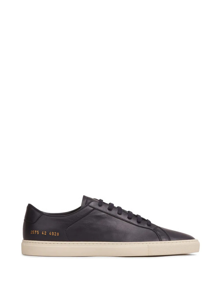  Common Projects Baskets En Cuir à Lacets - Bleu 