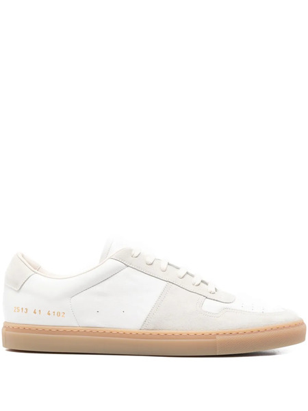  Common Projects Baskets En Daim Et Cuir - Blanc 