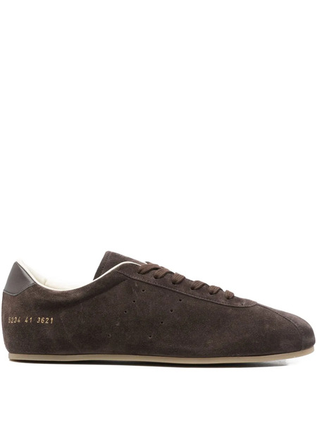  Common Projects Baskets En Daim Et Cuir - Marron 