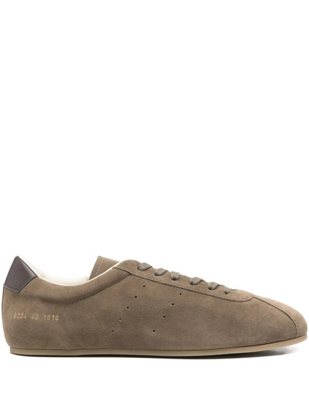  Common Projects Baskets En Daim Et Cuir - Vert 