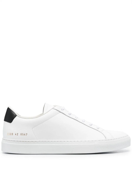  Common Projects Baskets Retro En Cuir - Blanc 