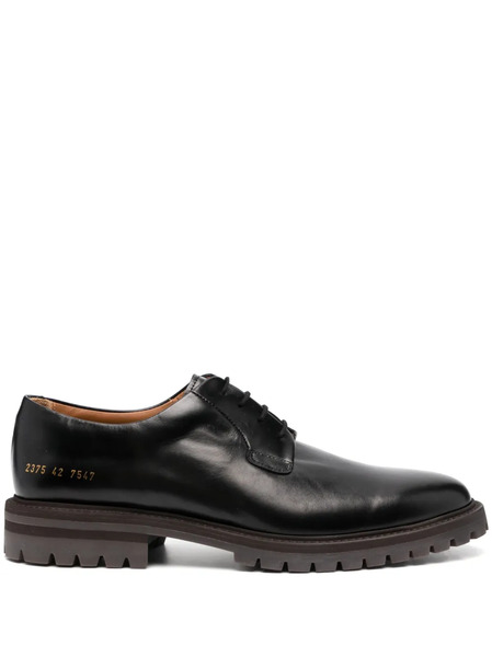  Common Projects Derbies En Cuir - Noir 