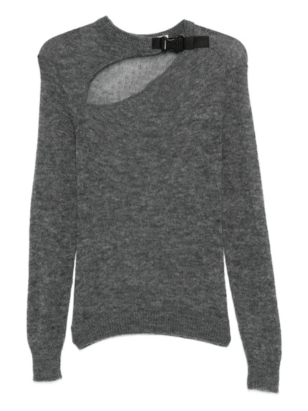  Coperni Pull à Découpes - Gris 
