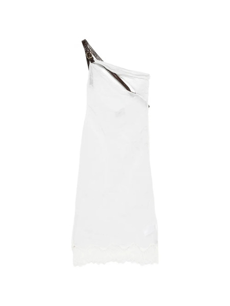  Coperni Robe Courte à Effet Froissé - Blanc 