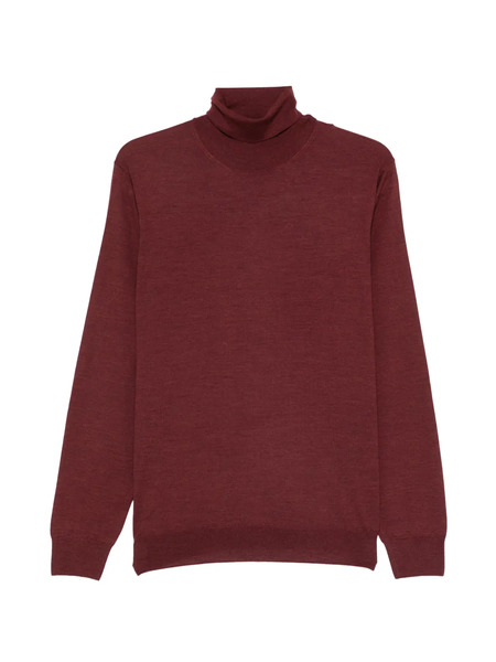 Corneliani Pull à Col Roulé - Rouge 