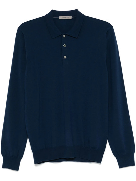  Corneliani Pull En Laine Vierge - Bleu 